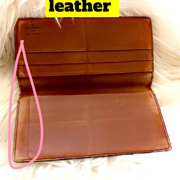 Authentic Louis Vuitton Long Bifold Wallet. Serial #: ET0932 - Picture 6 of 10